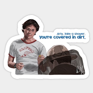 Wet Hot American Summer: Covered in Dirt Sticker
